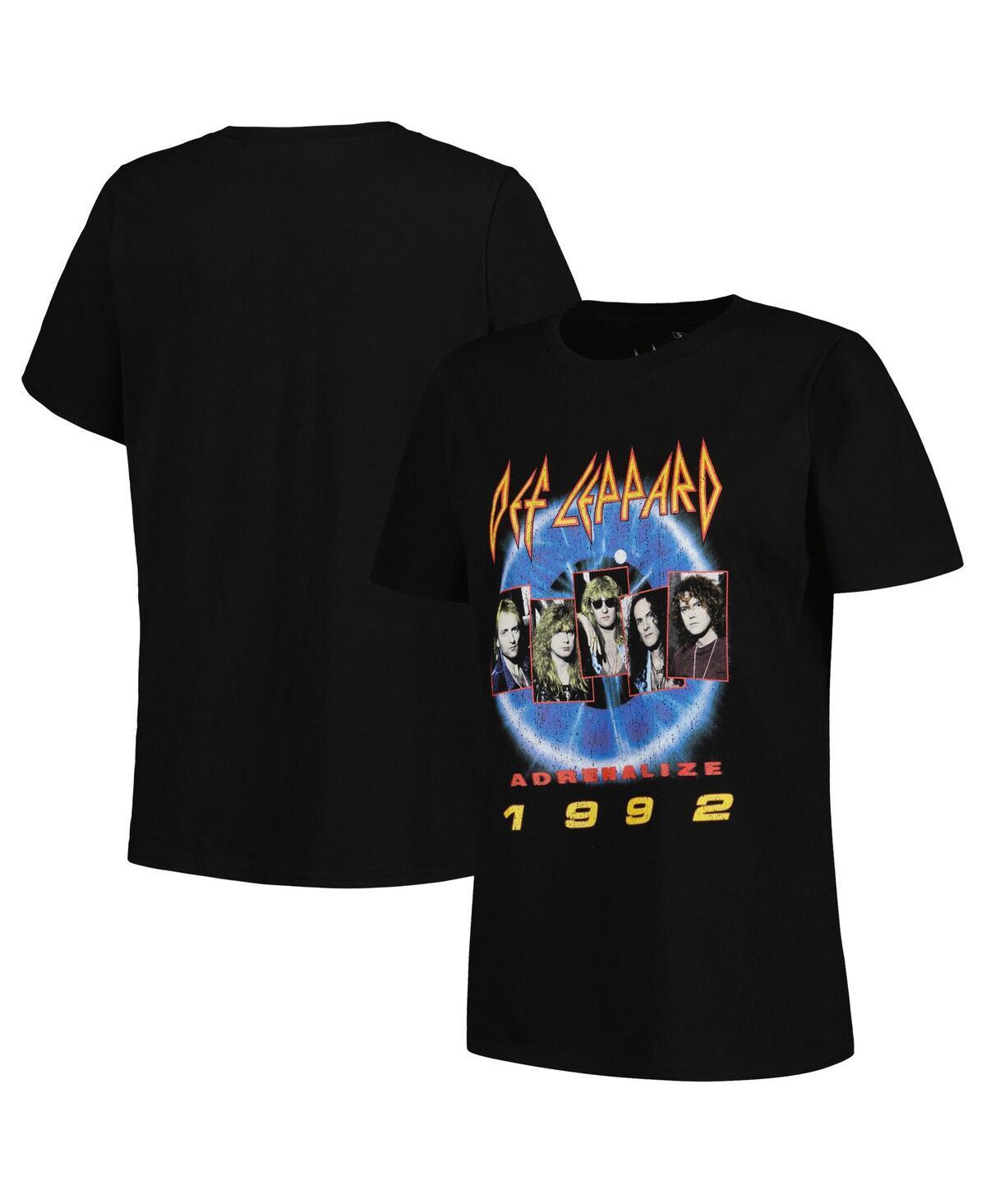 Womens Black Def Leppard Adrenalize 1992 Graphic T-shirt Product Image