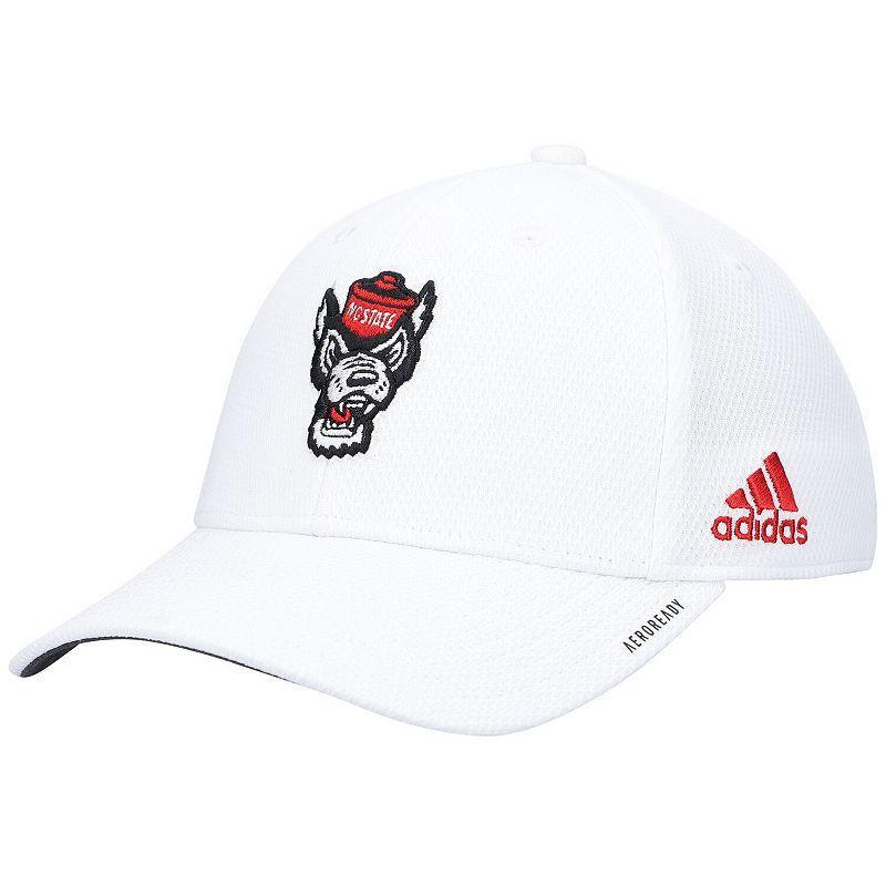 Mens adidas NC State Wolfpack 2021 Sideline Coaches AEROREADY Flex Hat Product Image