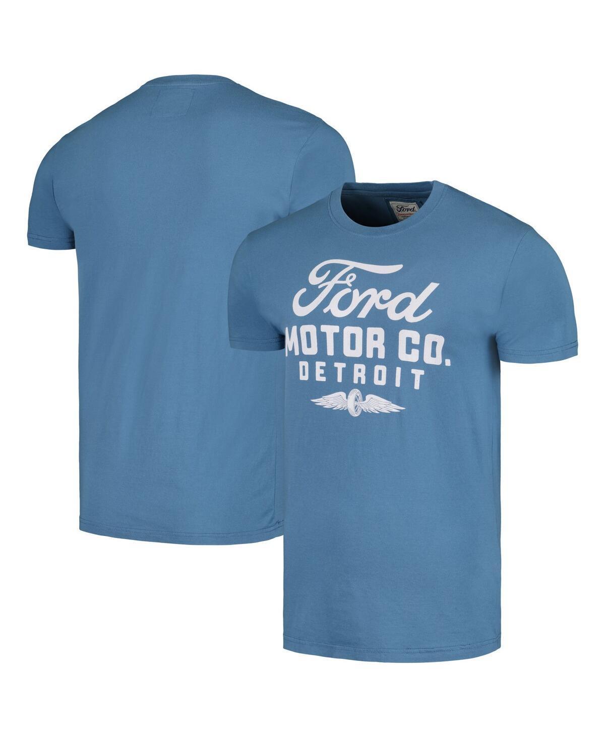 Mens American Needle Blue Distressed Ford Brass Tacks T-shirt Product Image