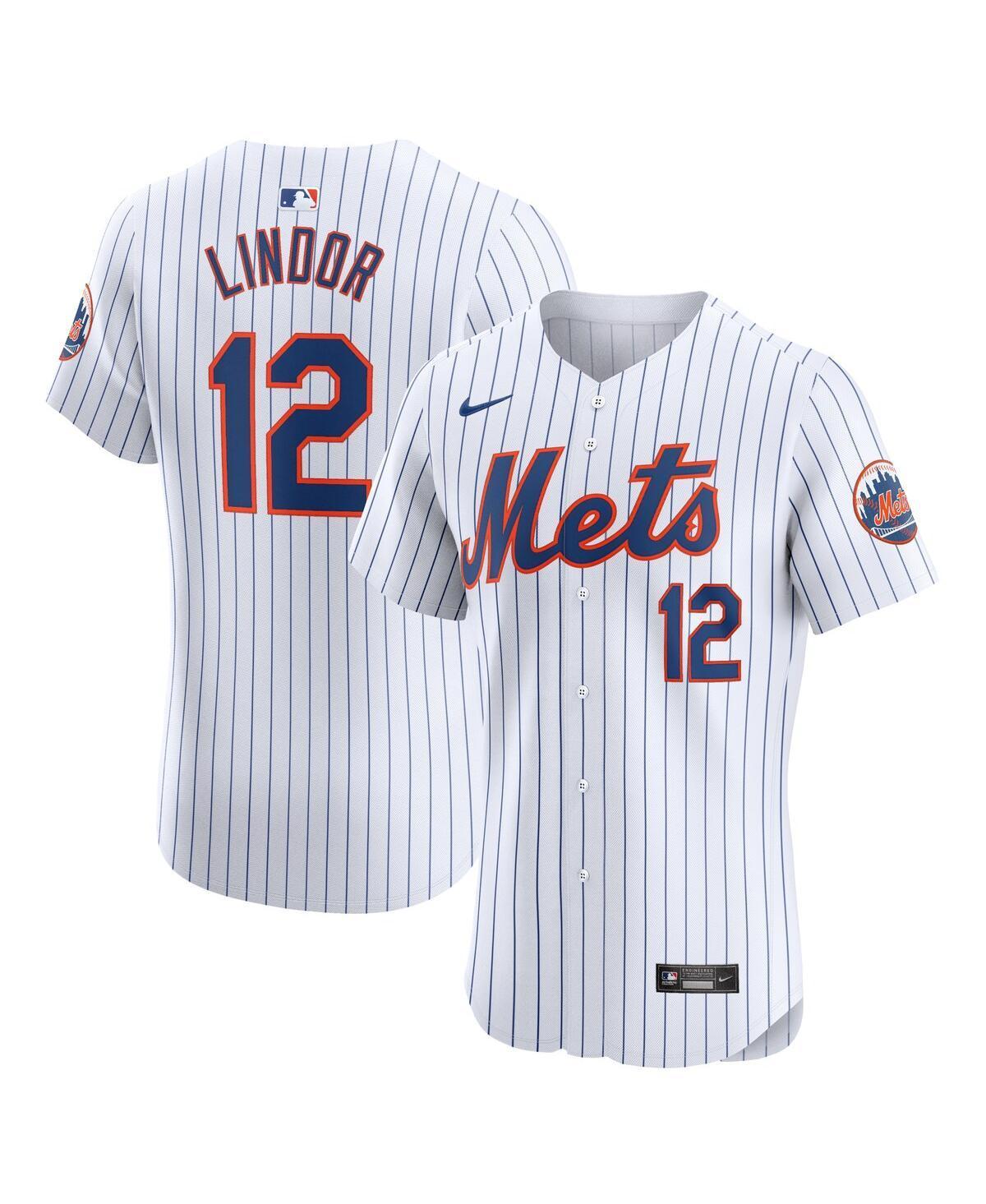 Francisco Lindor New York Mets Nike Men's Dri-FIT ADV MLB Elite Jersey Product Image