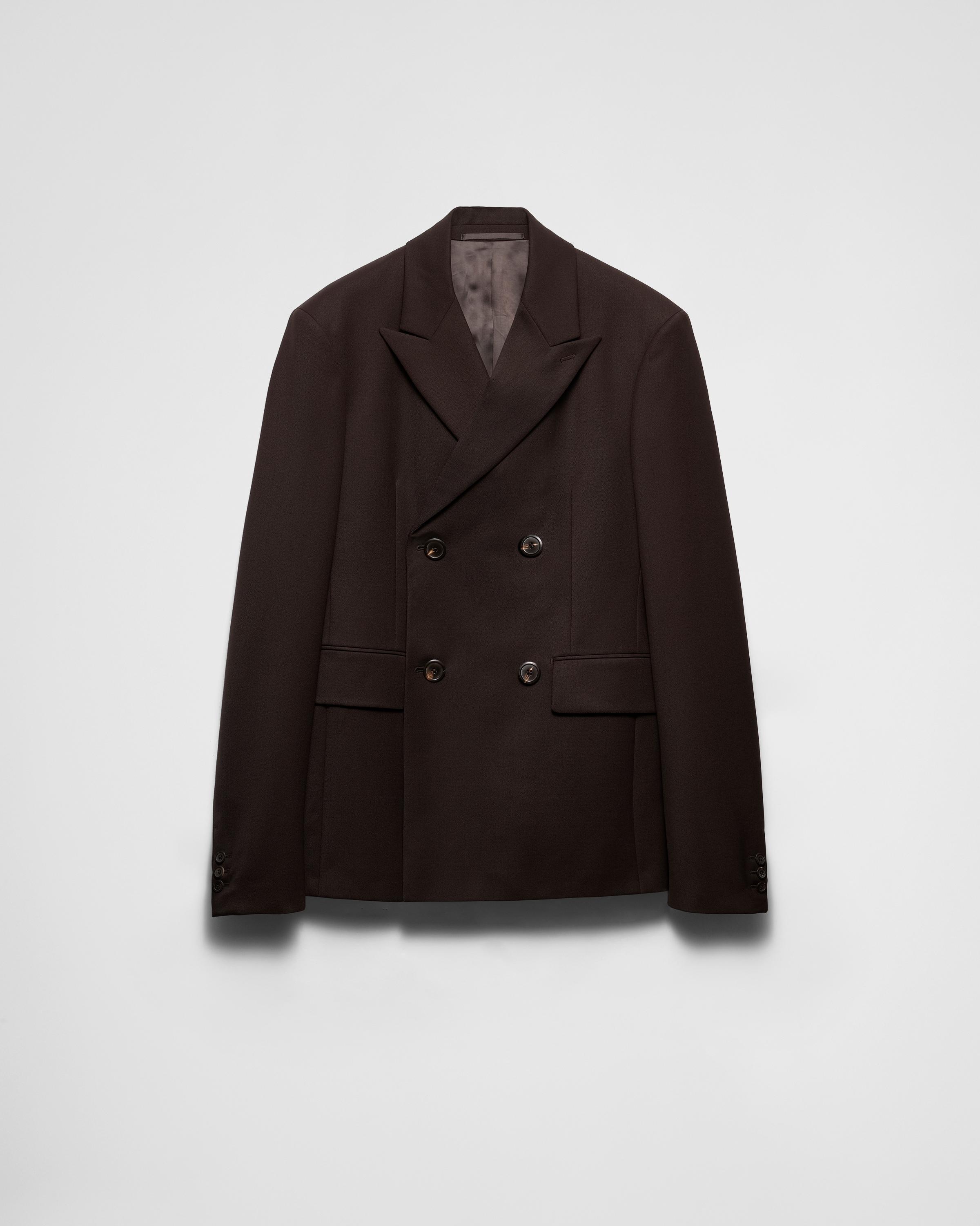 Double-breasted wool jacket Product Image