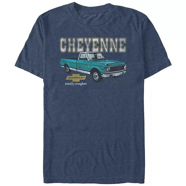 Mens Chevrolet Cheyenne Graphic Tee Navy Grey Product Image