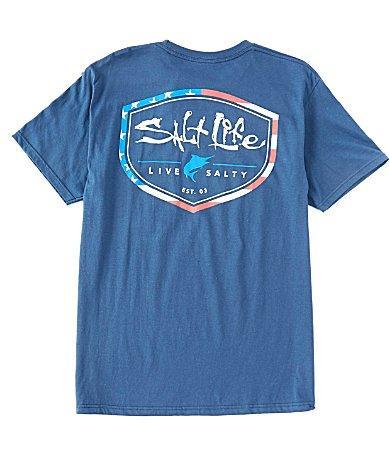 Salt Life Mens Amerishield Pocket Tee Product Image