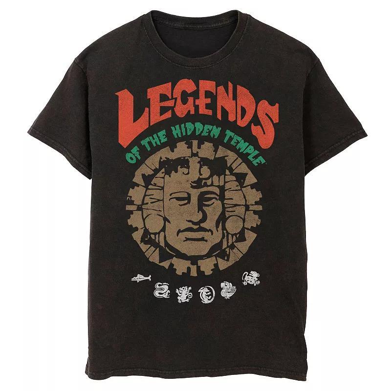 Mens Nickelodeon Legends Of The Hidden Temple Vintage Mineral Wash Graphic Tee Product Image