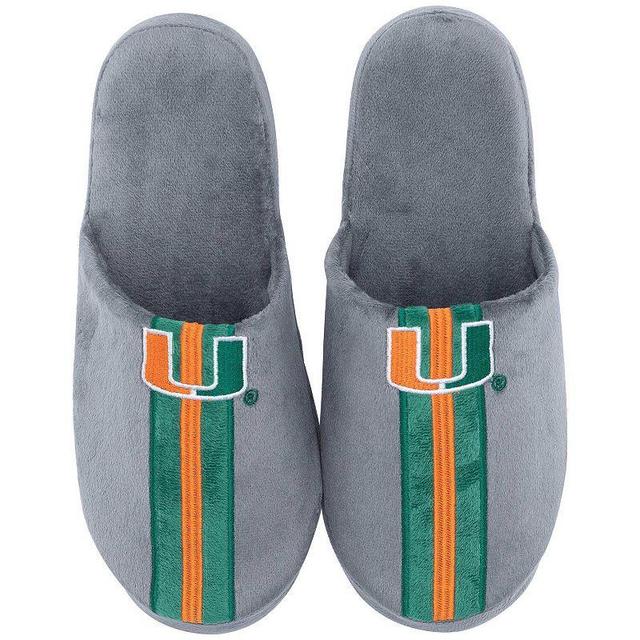 Mens ZooZatz Miami Hurricanes Slippers Product Image