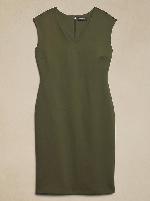 Ponte Knee-Length Dress Product Image