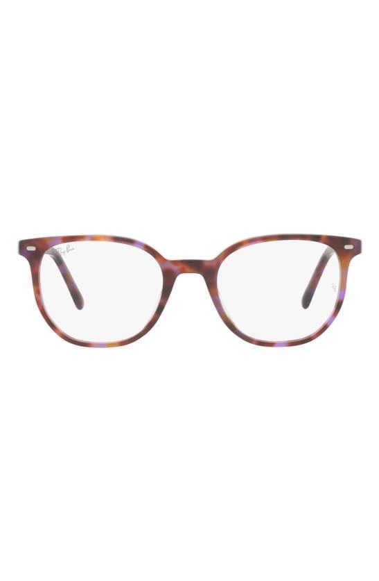 RAY BAN Ray-ban 50mm Irregular Elliot In Violet Product Image