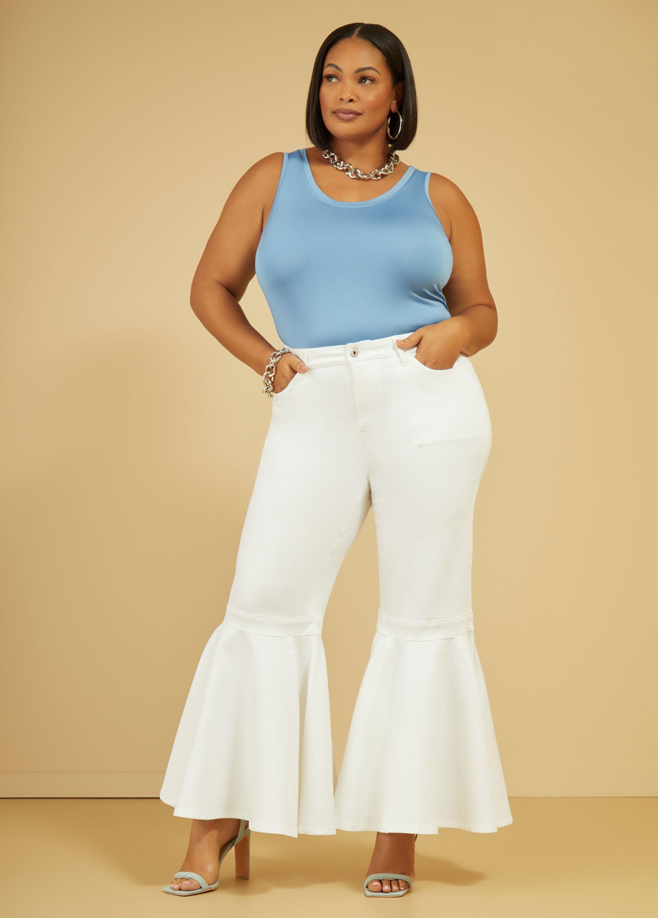 Mid Rise Bell Bottom Jeans Product Image