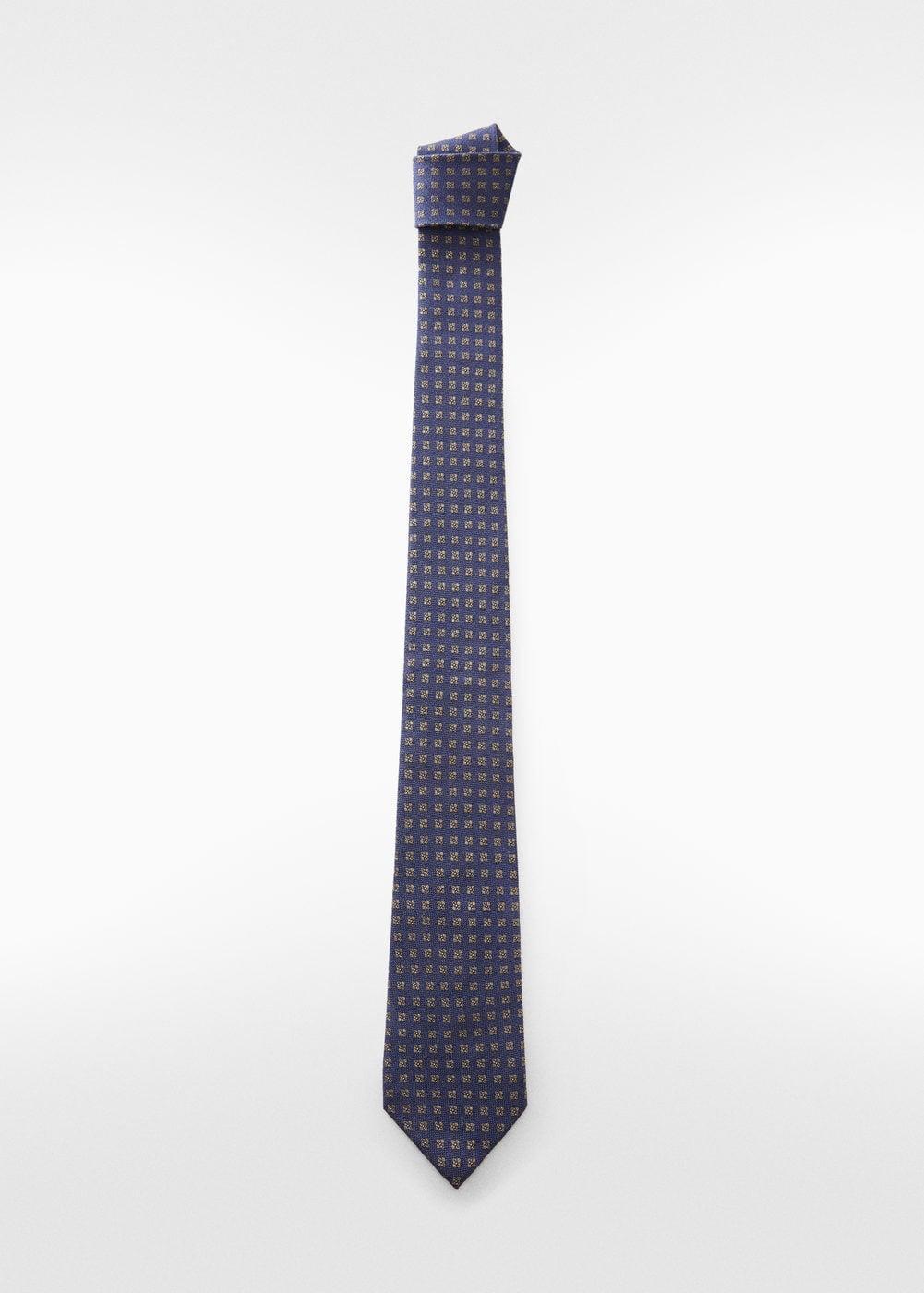 MANGO MAN - Printed silk tie - One size - Men Product Image