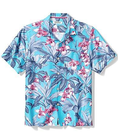 Mens Coconut Point Flora Breeze Button-Front Shirt Product Image