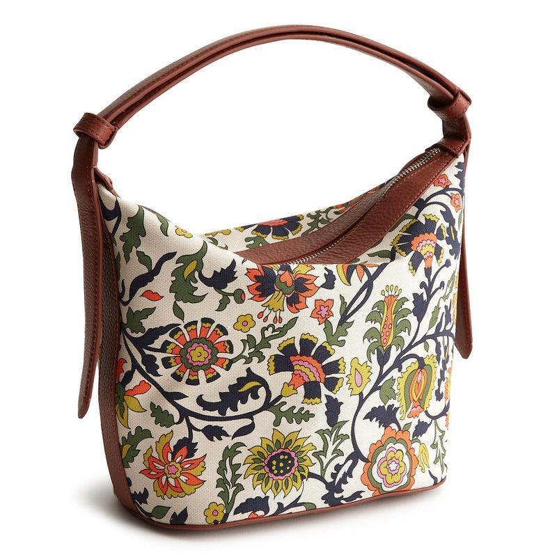 Vera Bradley Astoria Shoulder Bag Women in Marrakesh Vines Pumice Stone Orange/White Product Image