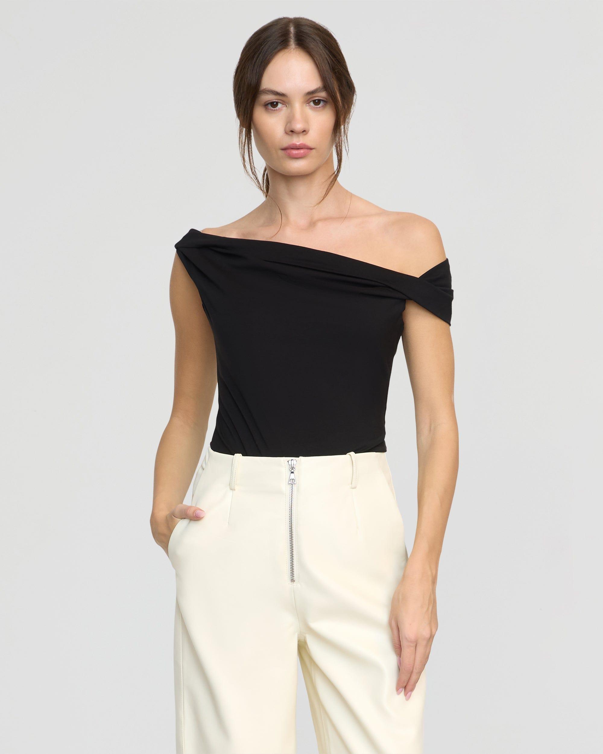 Mai Asymmetric Off-Shoulder Tee Product Image