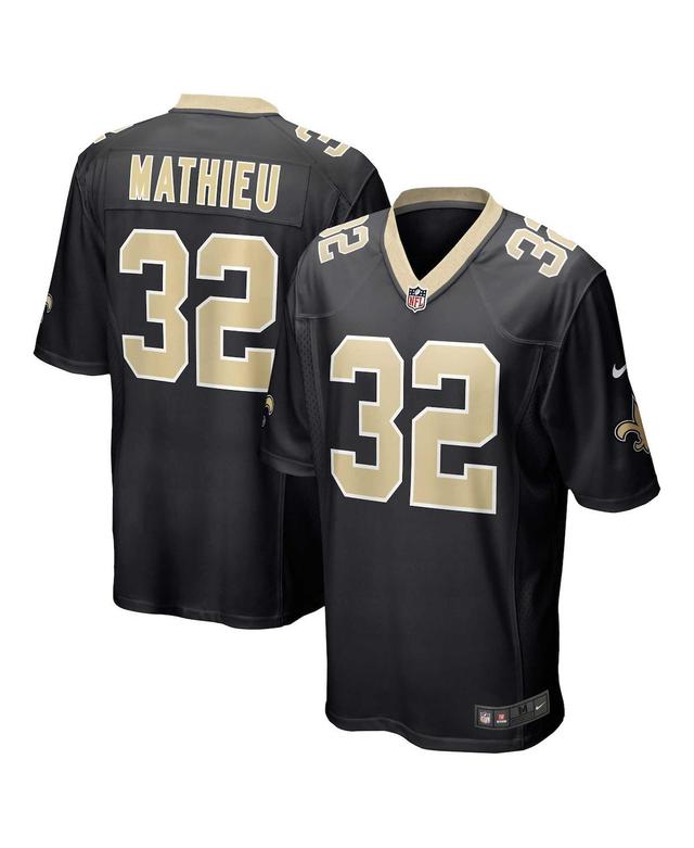 Mens Nike Tyrann Mathieu Black New Orleans Saints Game Jersey - Black Product Image