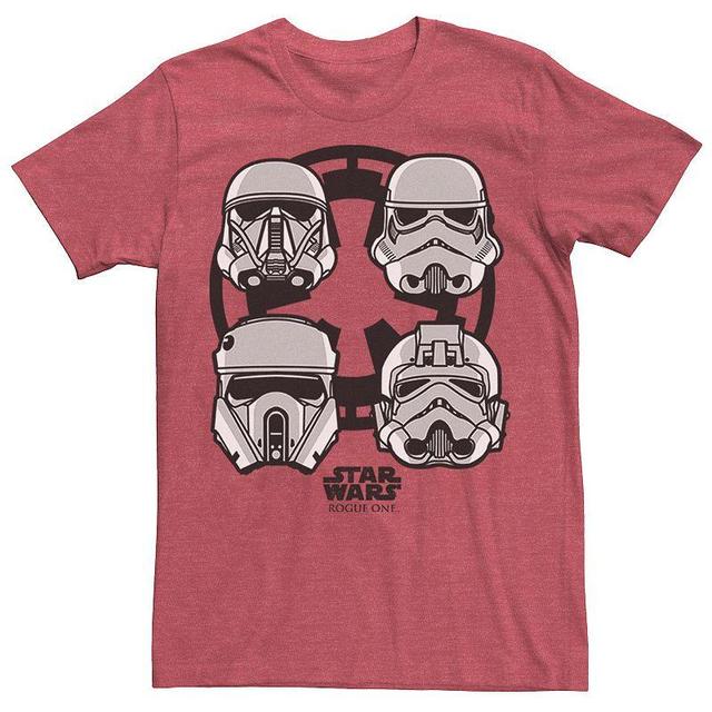 Mens Star Wars Rogue One Stormtrooper Helmet Empire Logo Tee Product Image