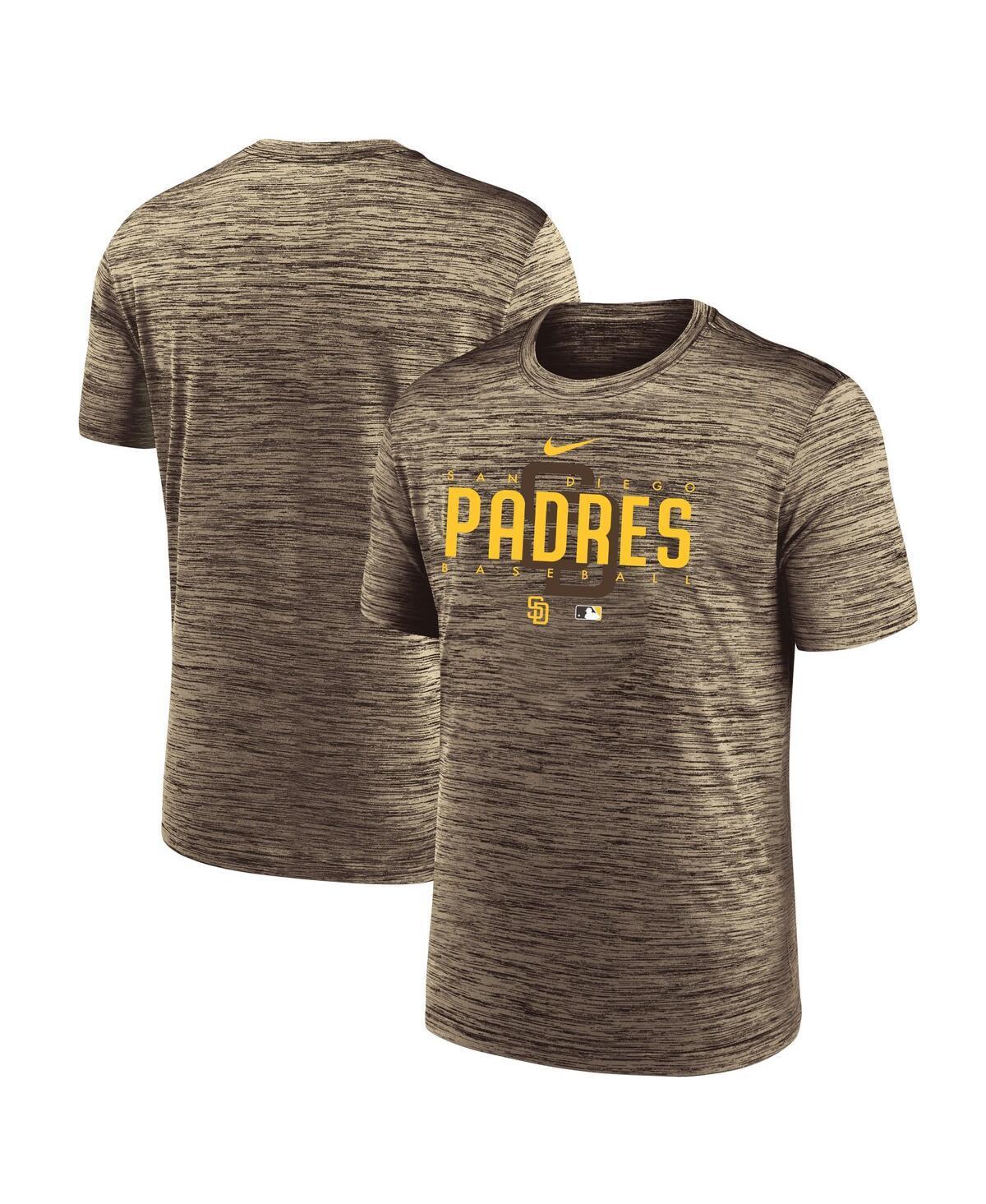 Mens Nike Brown San Diego Padres Authentic Collection Velocity Performance Practice T-Shirt Product Image