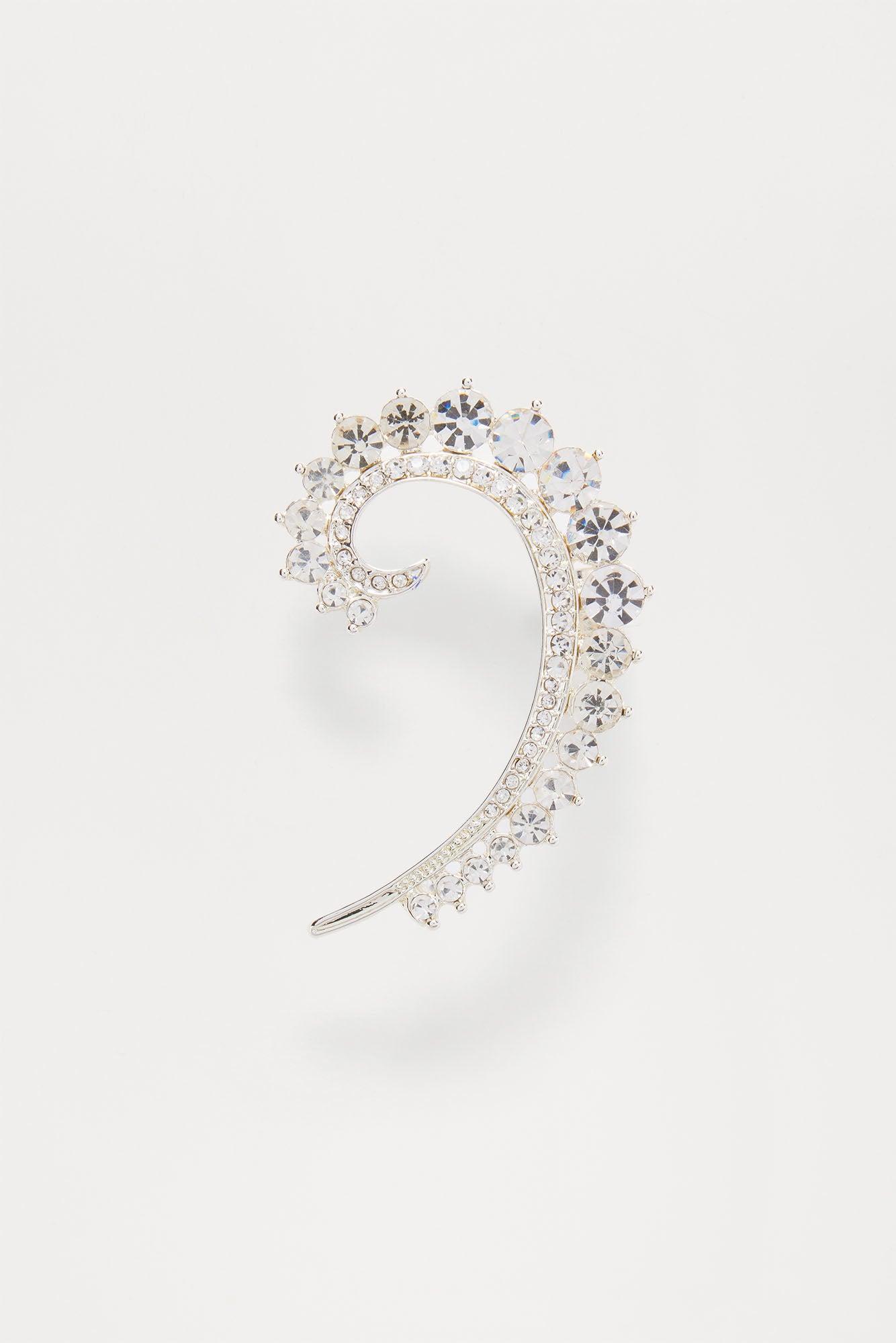 Bling All About Ear Cuff - Silver Product Image