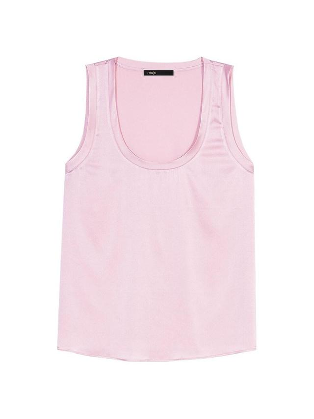 Womens Silk Tank Top Product Image