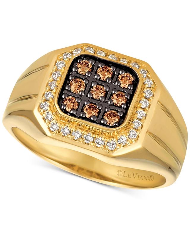 Le Vian Gents Mens Diamond Ring (1/2 ct. t.w.) in 14k Gold Product Image