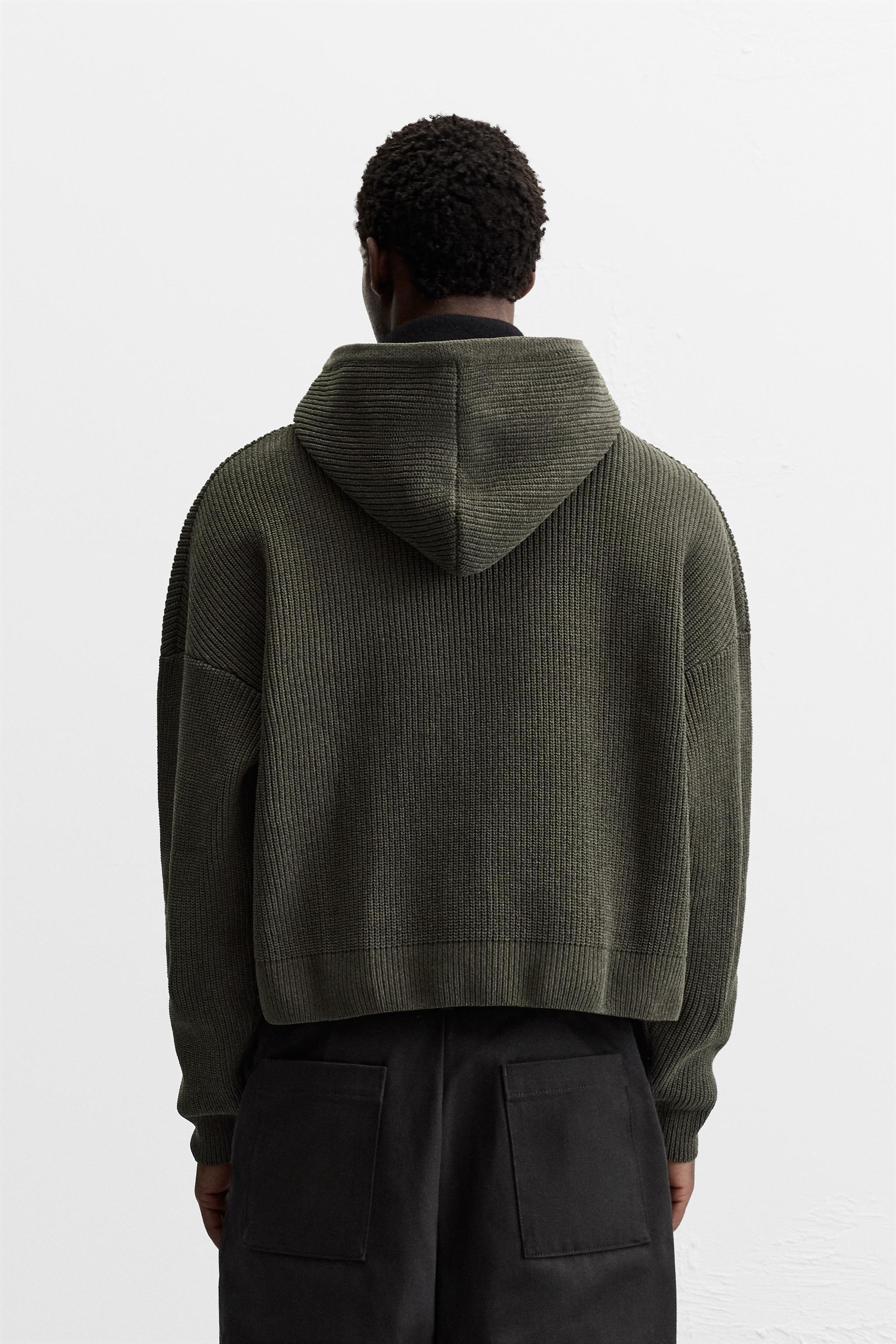 STRUCTURED KNIT TEXTURED SWEATSHIRT Product Image