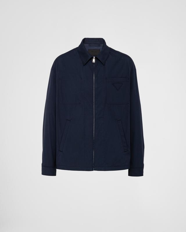 Stretch cotton blouson jacket Product Image