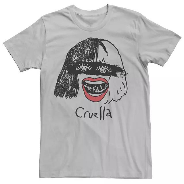 Disneys Cruella De Vil Mens Look Fabulous Sketch Tee Product Image