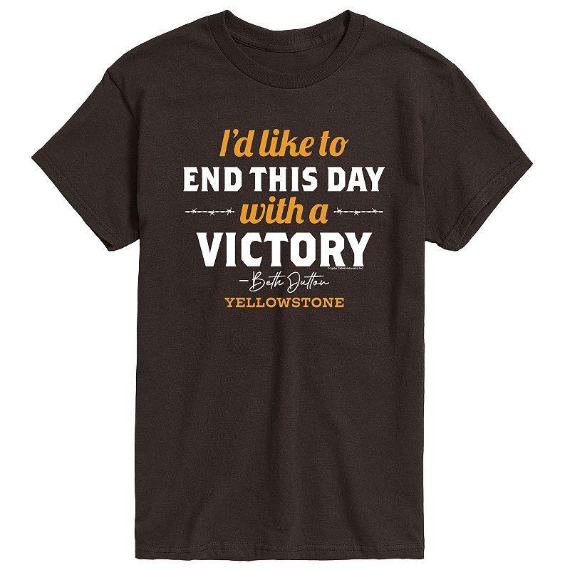 Mens Yellowstone End Day With A Victory Tee Product Image