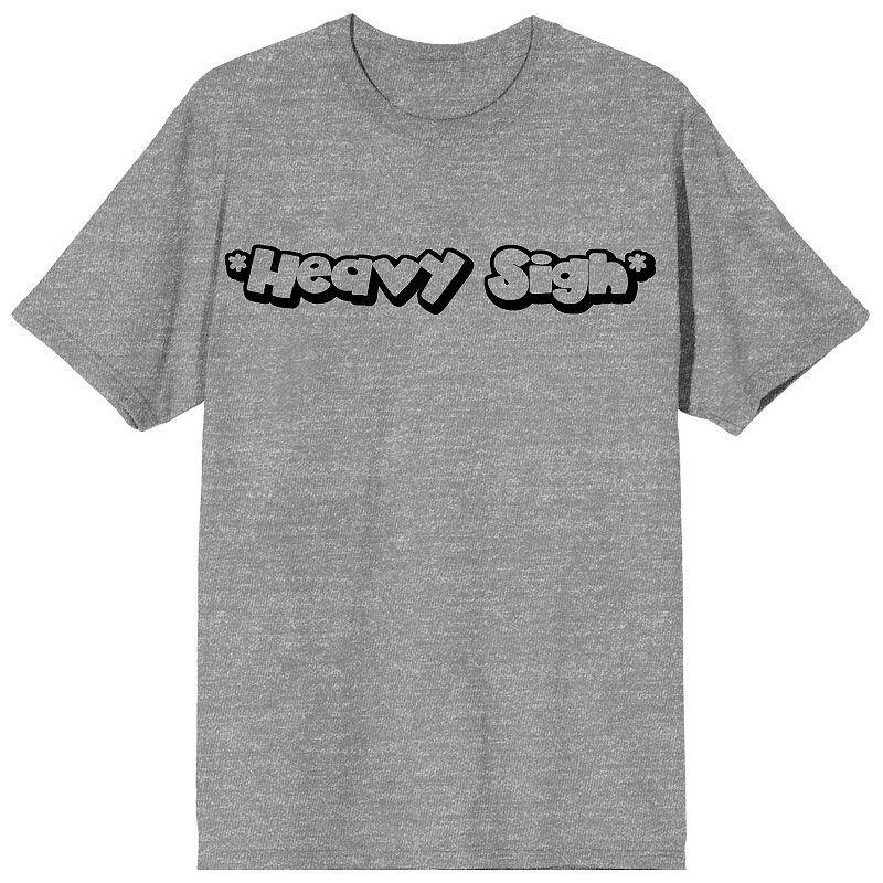 Mens Heavy Sigh in Asterisks Tee Product Image