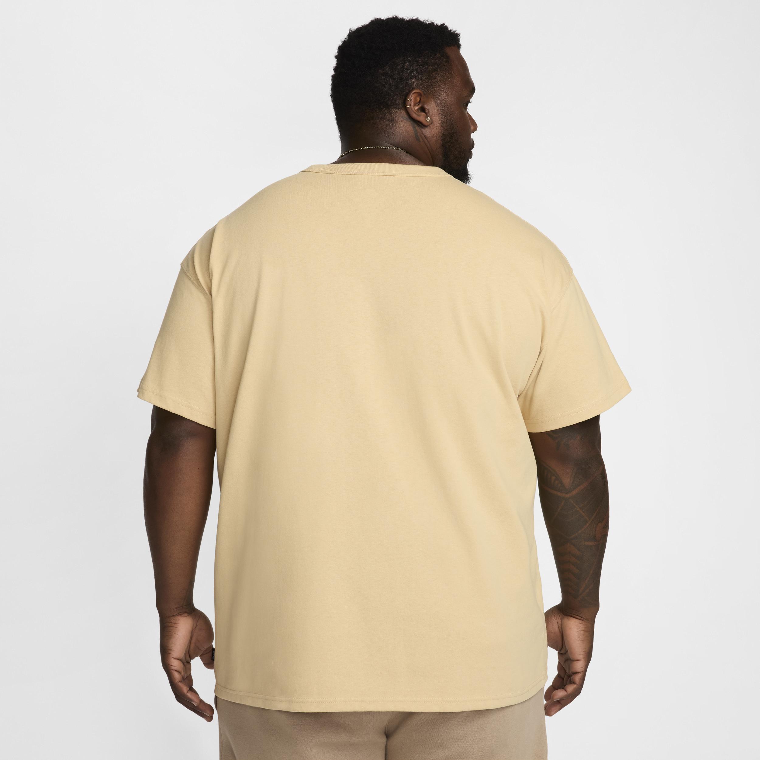 Nike Premium Essentials unisex oversized T-shirt in tan Product Image