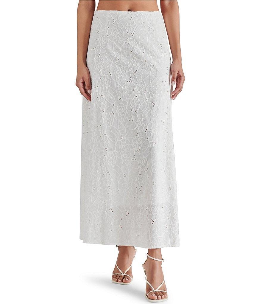 Steve Madden Amalia Eyelet Maxi Coordinating Skirt Product Image