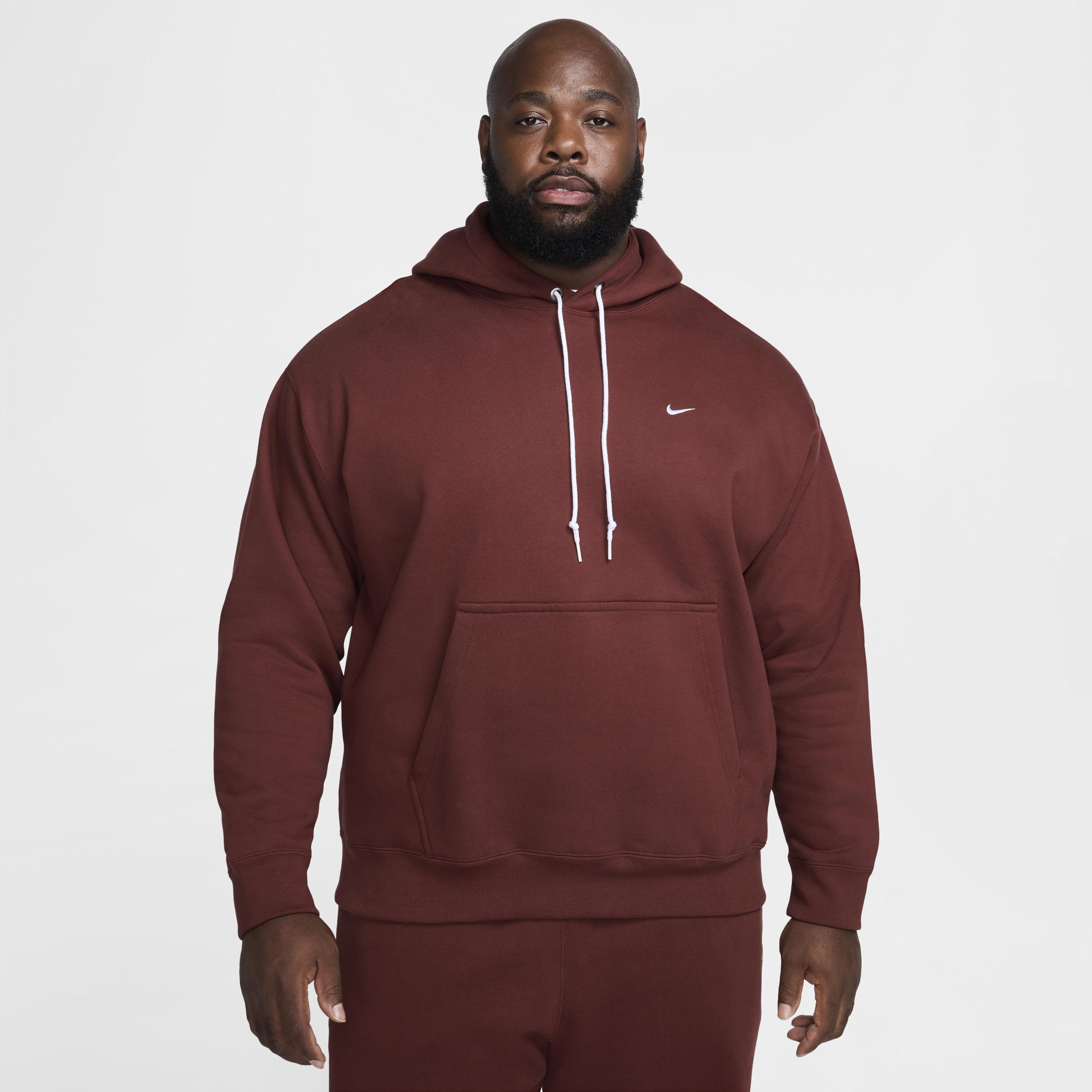 Nike Men's Solo Swoosh Fleece Pullover Hoodie Product Image