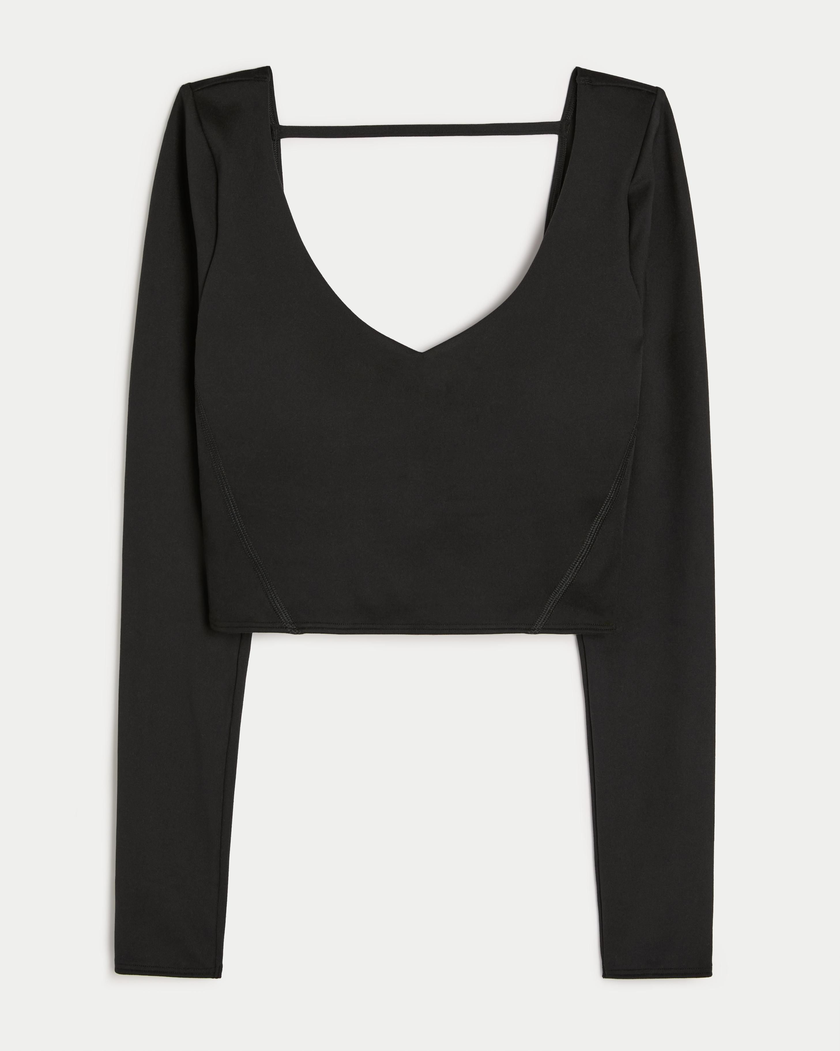 Gilly Hicks Active Recharge Long-Sleeve V-Neck Top Product Image