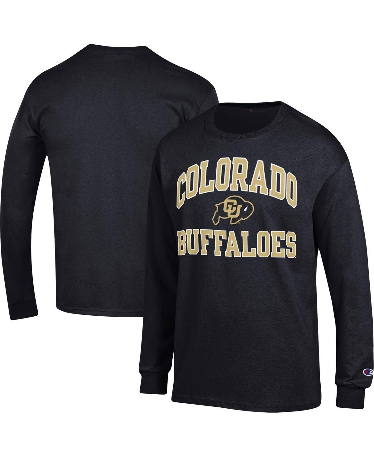 Mens Champion Black Colorado Buffaloes High Motor Long Sleeve T-Shirt Product Image