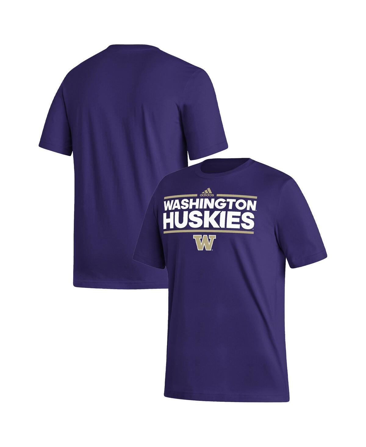 Mens adidas Purple Washington Huskies Dassler Fresh T-shirt Product Image