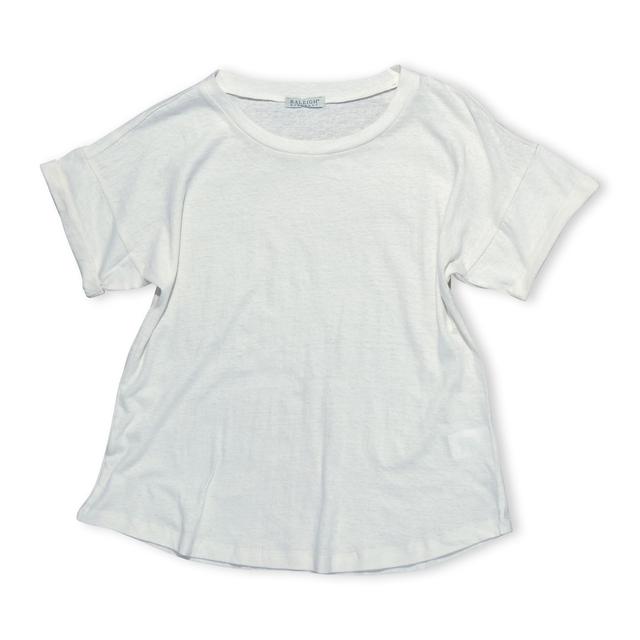 Breezy Tee | Cotton Linen Stripe - Fisher Female Product Image