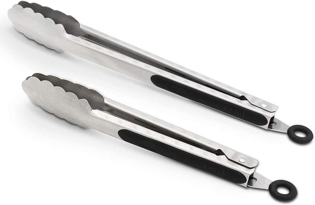 2 Pack: Stainless Steel Kitchen Tongs Product Image