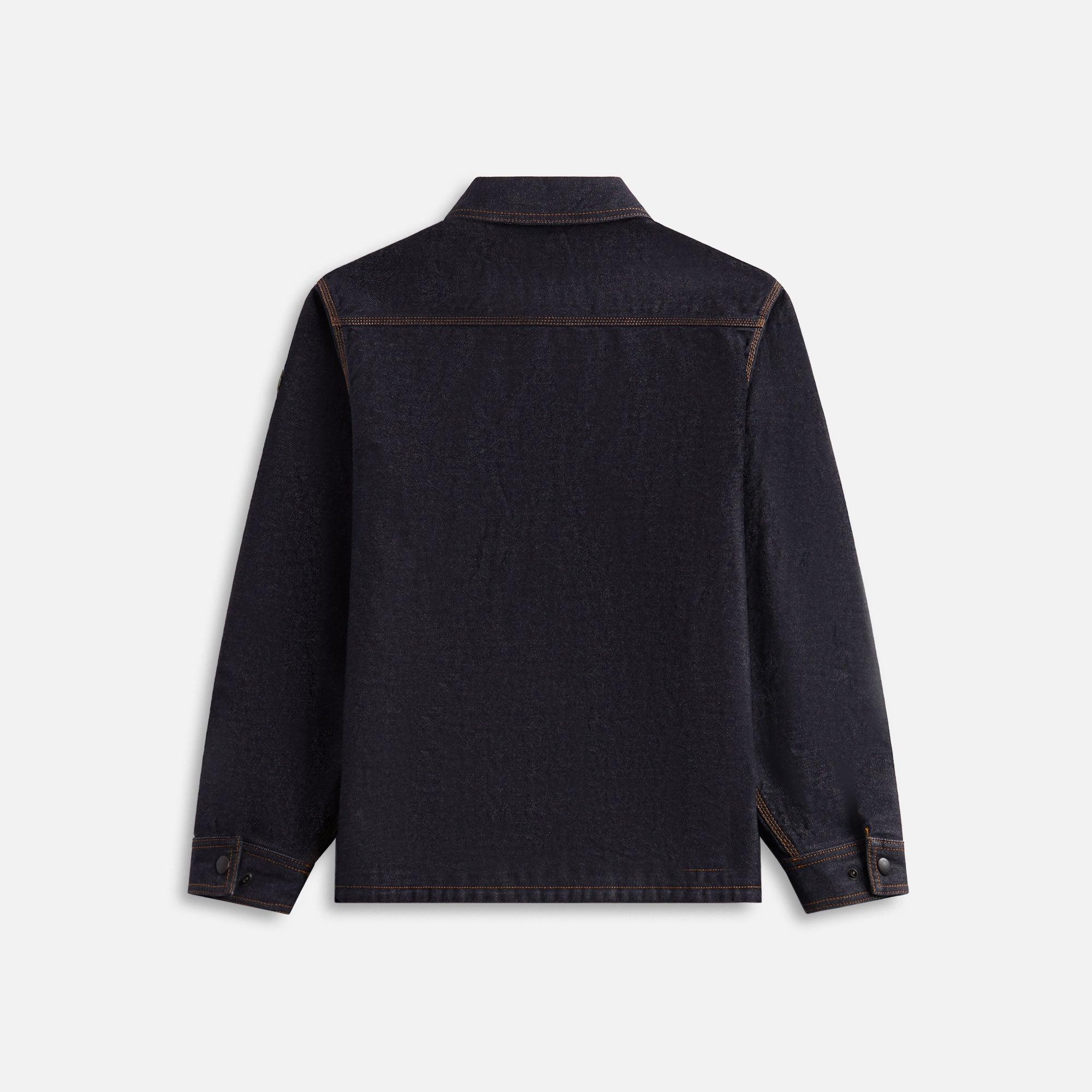 Moncler Denim Shirt - Dark Blue Male Product Image