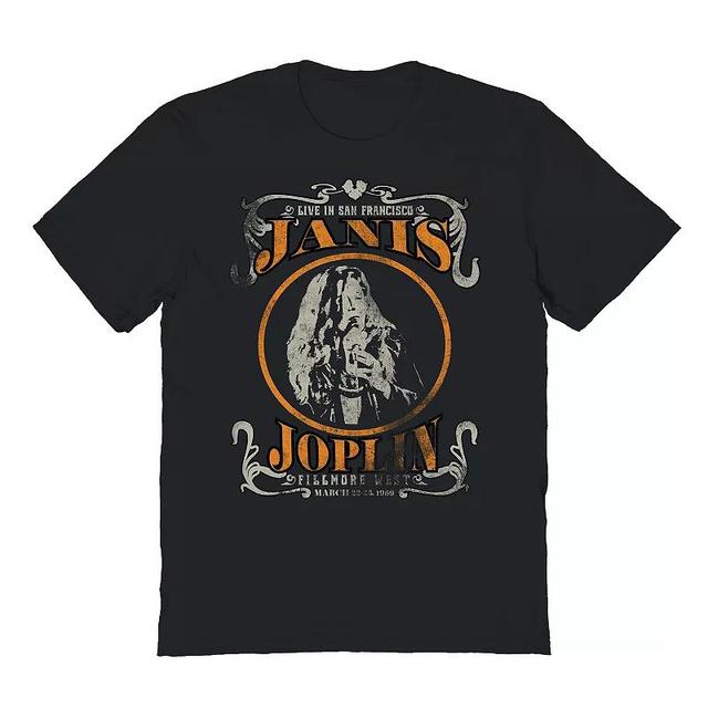 Mens Janis Joplin Live Graphic Tee Product Image