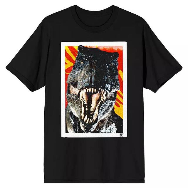 Mens Jurassic Park Scary Dinosaur Graphic Tee Product Image