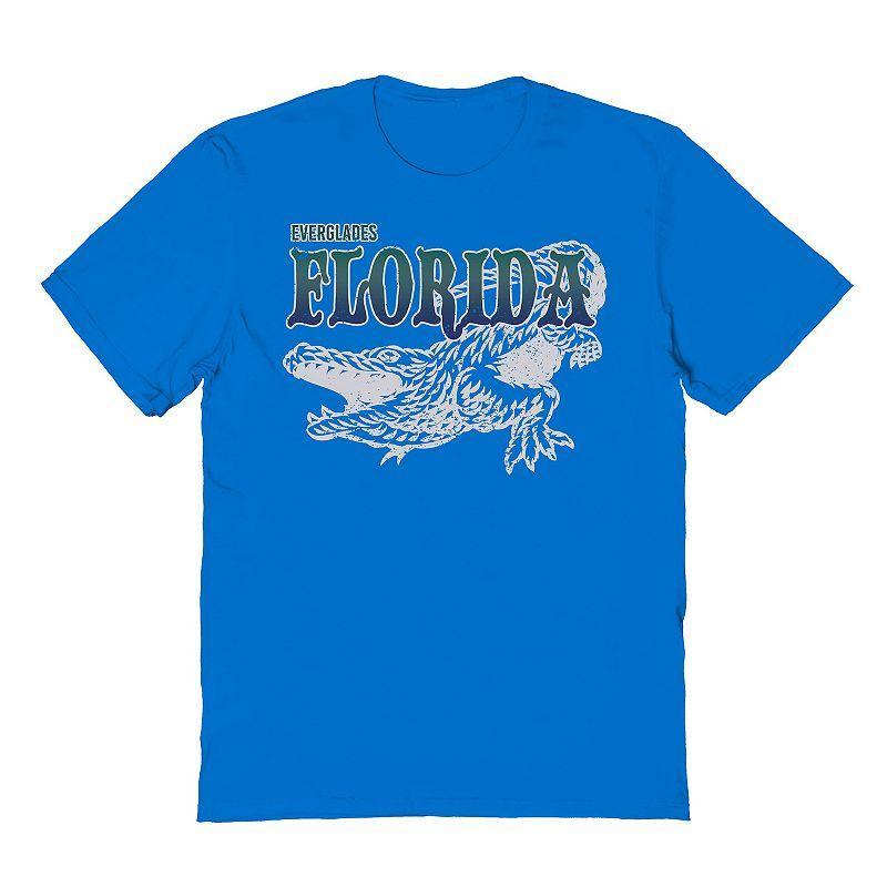 Mens Country Parks Florida Everglades Graphic Tee Blue Product Image