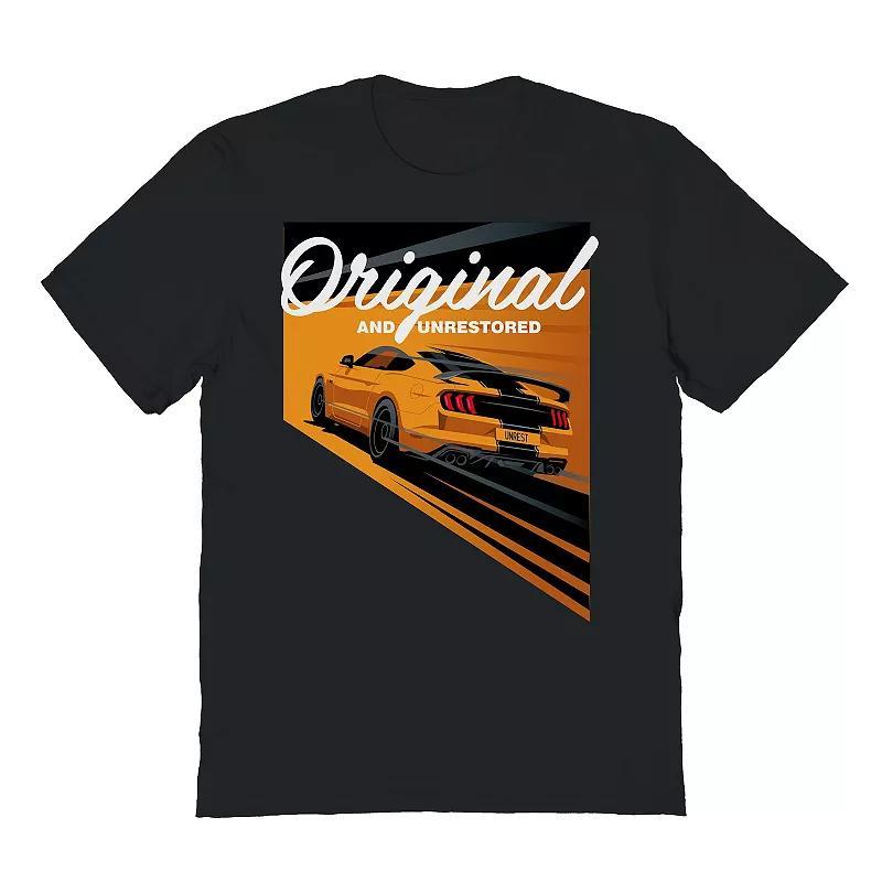 Mens Original & Unrestored Rear Car Graphic Tee Product Image