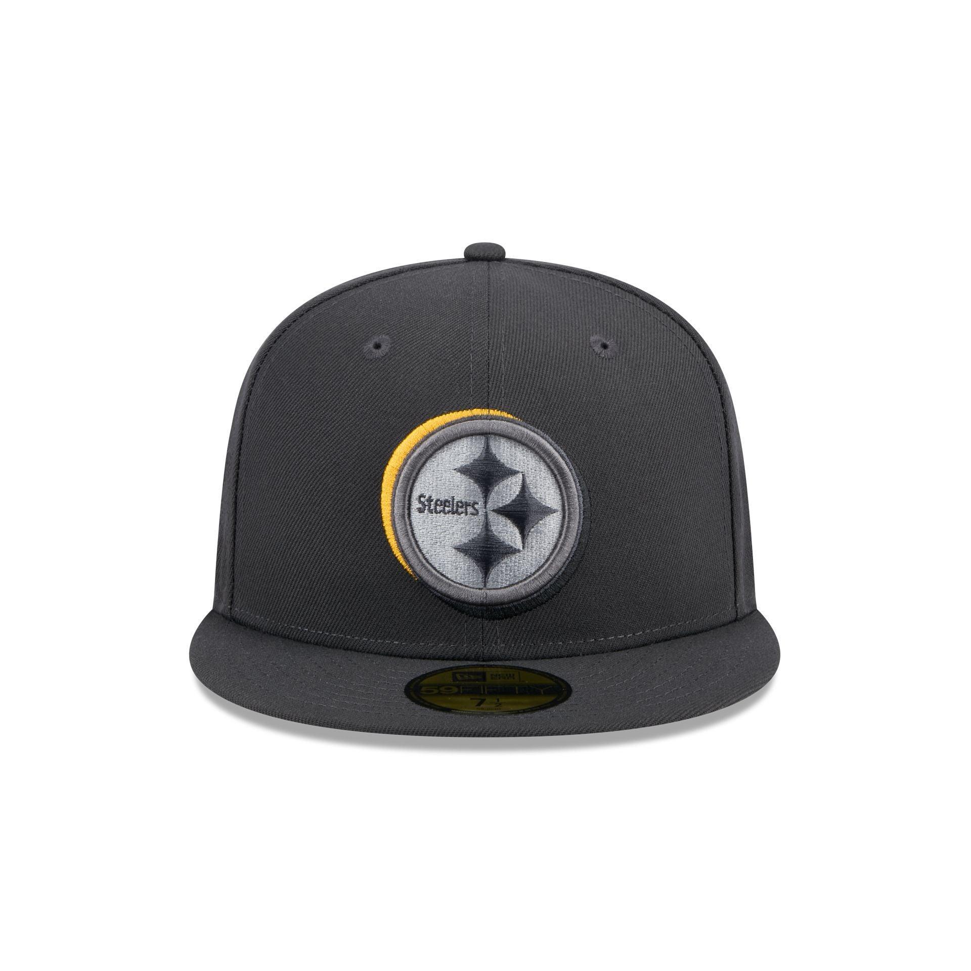 Pittsburgh Steelers 2024 Draft Gray 59FIFTY Fitted Hat Male Product Image