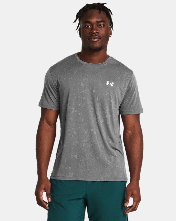 Men's UA Launch Splatter Short Sleeve Product Image