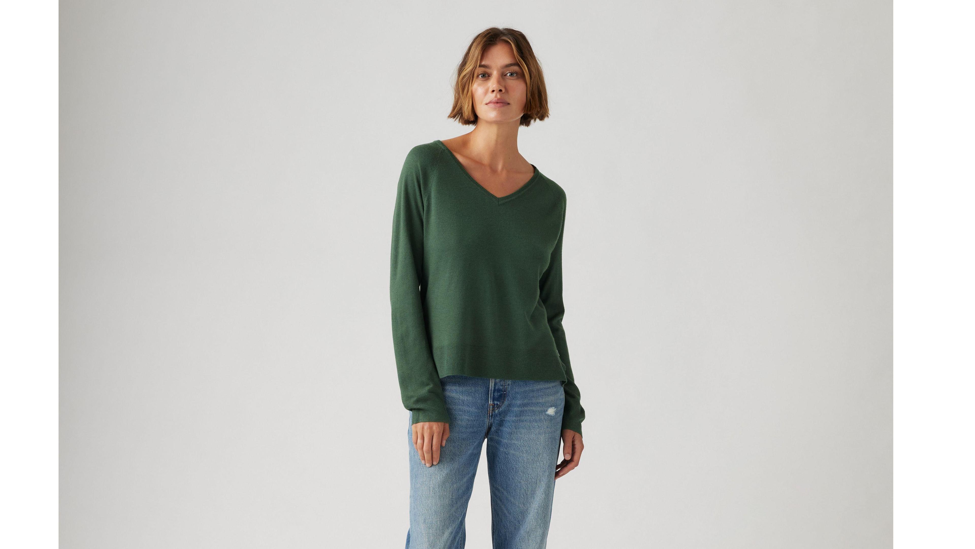 Petal V-Neck Sweater Product Image