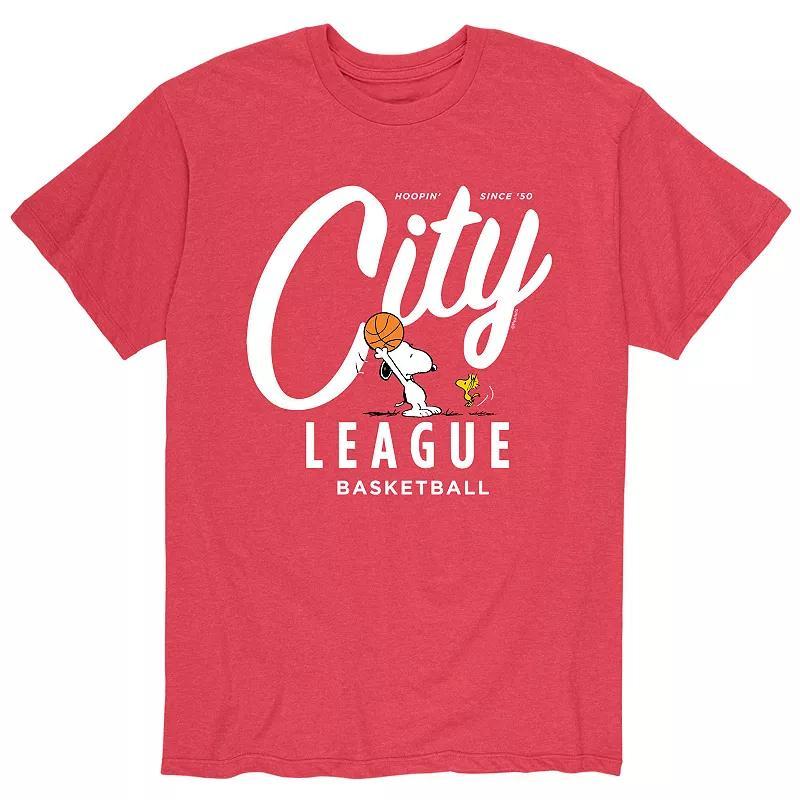 Big & Tall Peanuts City League Tee, Mens Product Image