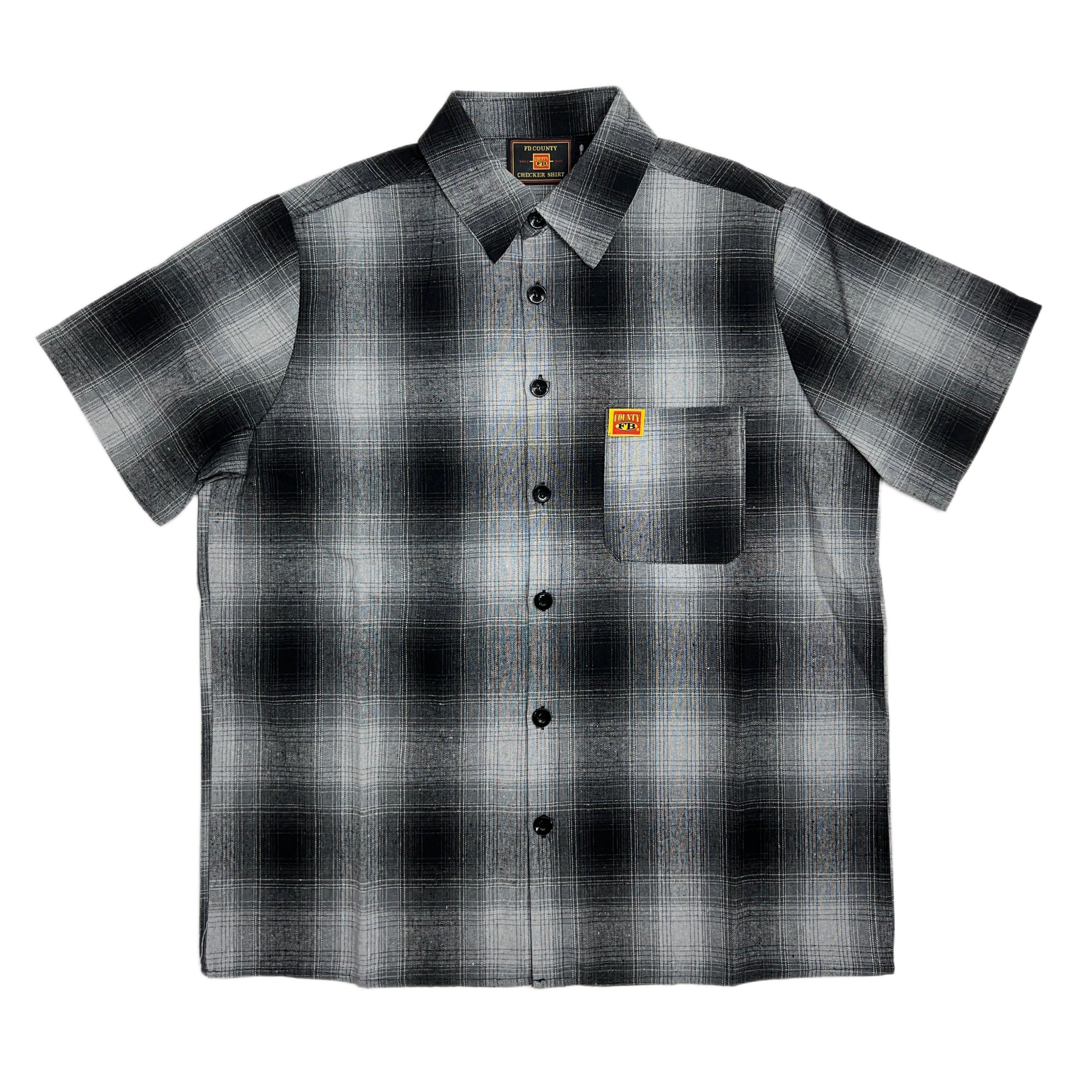 FB County Short Sleeve Checker Flannel Shirt Male Product Image