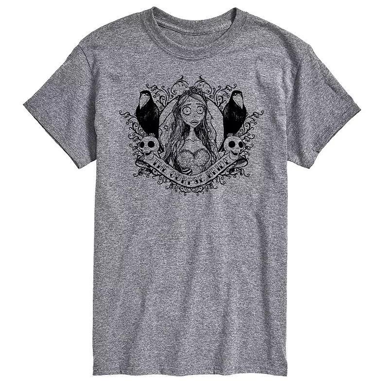 Big & Tall Corpse Bride Crows Graphic Tee, Mens Product Image