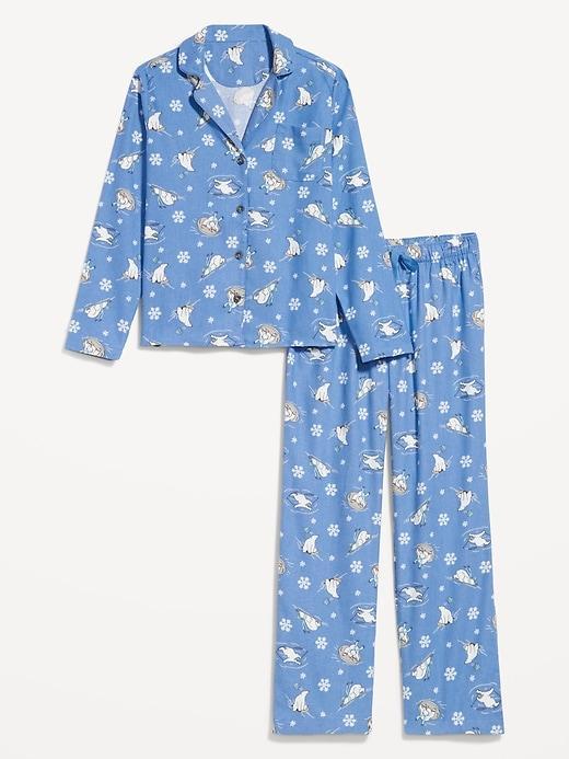 Flannel Pajama Set for Women Product Image