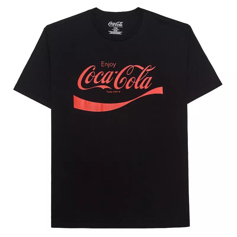 Big & Tall Coca-Cola Enjoy Logo Graphic Tee, Mens Product Image