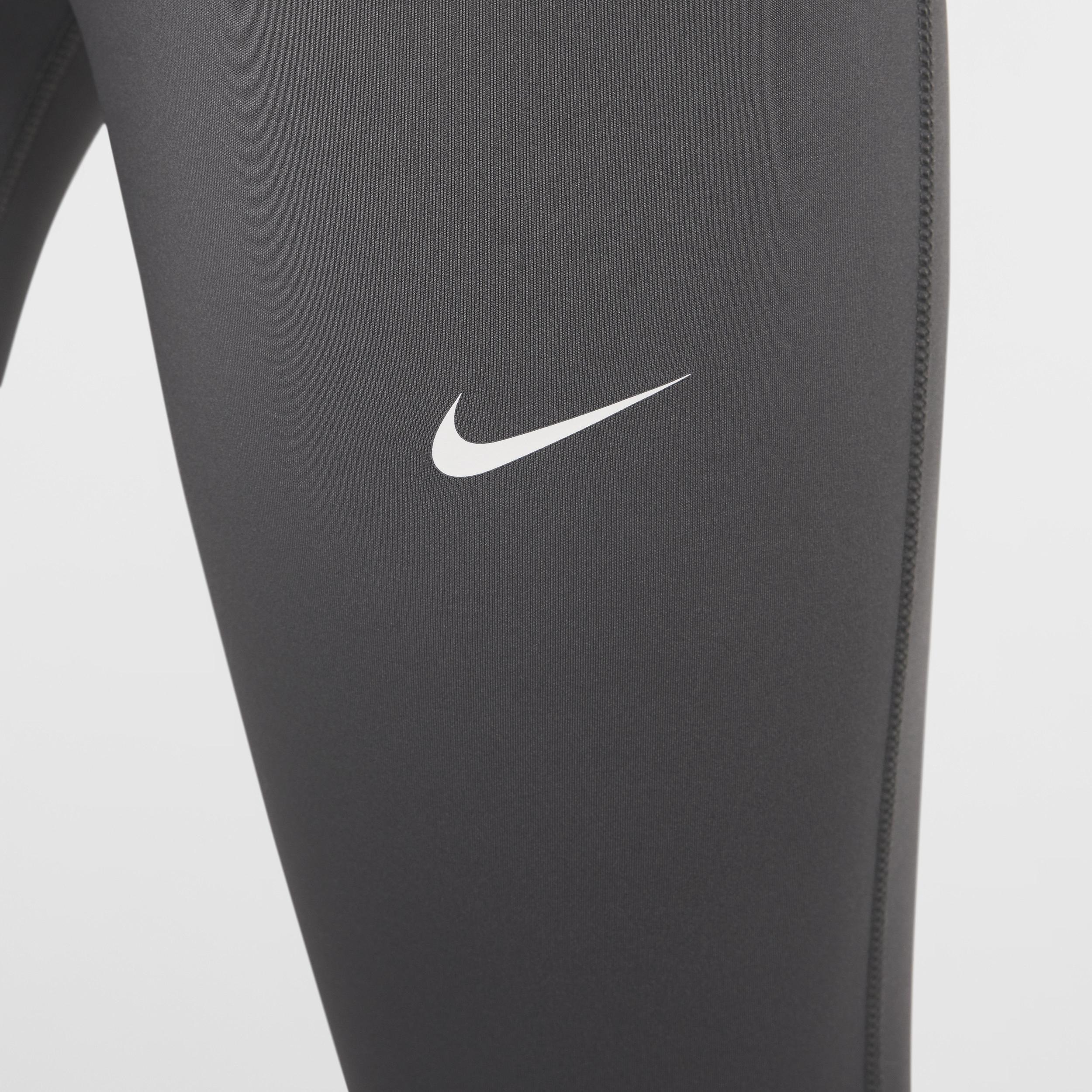 Women's Nike Pro High-Waisted 7/8 Mesh-Paneled Leggings Product Image