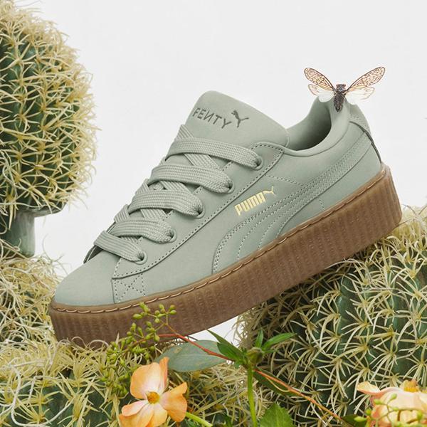 Womens Fenty x PUMA Creeper Phatty Athletic Shoe Fog / Gum Product Image